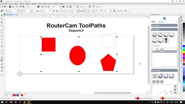 CorelDraw RouterCAM Plugin Toolpath Sequences (Part 5), Step by Step Video Tutorial смотреть онлайн