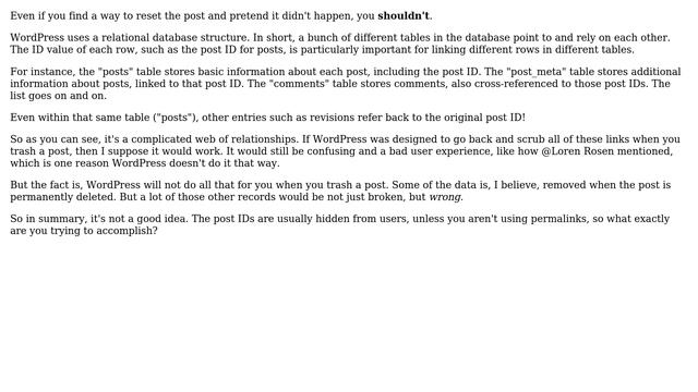 Wordpress: Deleling wordpress posts permanently still have IDs (3 Solutions!!) смотреть онлайн