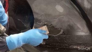 Ремонт днища гидроцикла. Покраска гелькоутом. #ремонтгидроцикла #ремонтднища #покраскагелькоутом