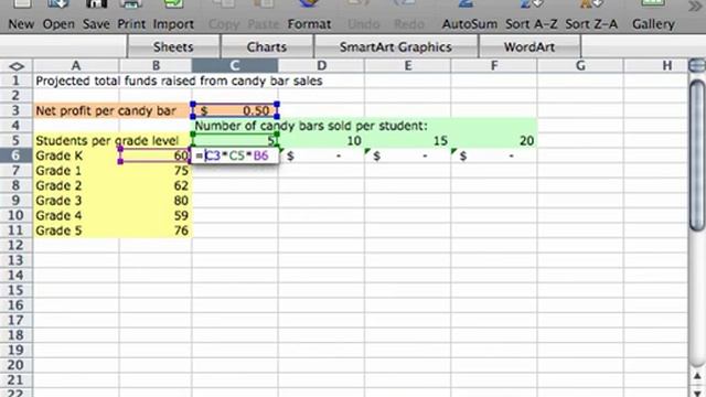 Microsoft Excel Cell Address Screencast for Mac 2008 смотреть онлайн