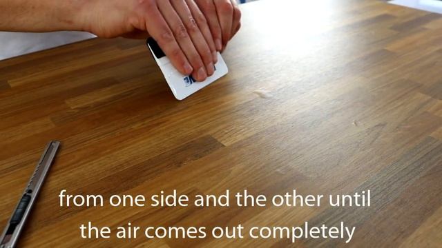 How to remove any air bubble after application of self-adhesive film смотреть онлайн