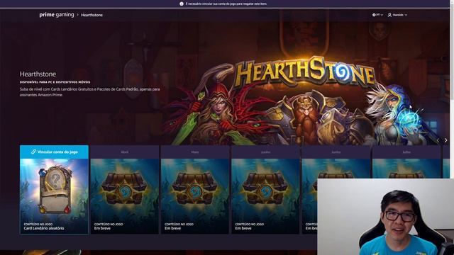 TWITCH PRIME AGORA DÁ RECOMPENSAS PARA HEARTHSTONE смотреть онлайн