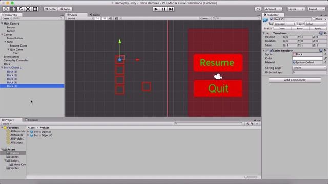 3 - Unity Game Development - Create A Tetris Game - Tetris Object - Unity Tetris Game Tutorial смотреть онлайн