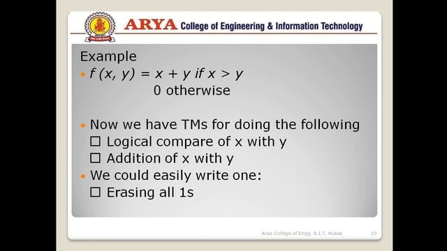 Theory of Computation-Unit 4-Combining Turing Machine-Lecture 7- Er. Nisha Vasudeva смотреть онлайн