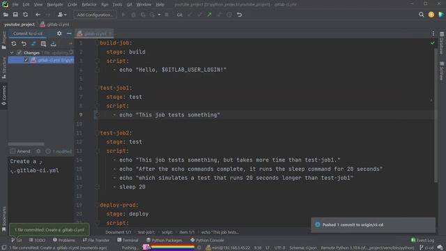 Впервые настраиваем Gitlab CI/CD с реальным примером смотреть онлайн