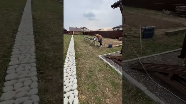 Монтаж сразу навеса и беседки 2в1 #chorts