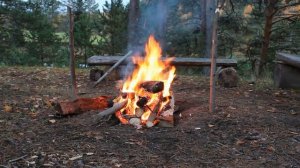 Живой костер на природе.Релакс.Relaxing Campfire , Stress Relief, Meditation & Peaceful Deep Sleep