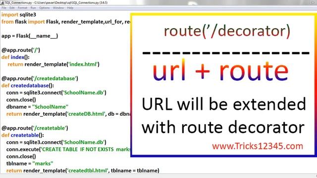 Python: Flask WebFrame Work - Create a web application - part1 смотреть онлайн