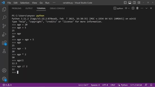 Variables & Duck Typing in Python | Python for Beginners Tutorial смотреть онлайн