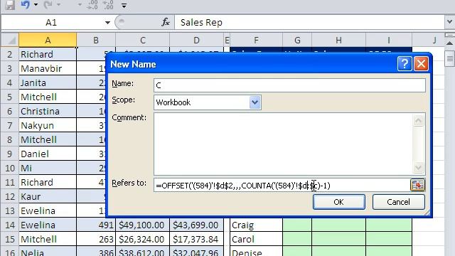 Excel Magic Trick 584: Dynamic Range for Periodic Data Dumps into Excel OFFSET & Defined Names смотреть онлайн