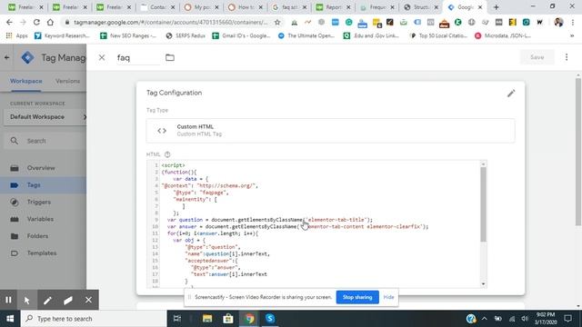 How to add FAQPage Schema with GTM [No Manual entry] смотреть онлайн