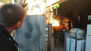 разборка холодильника  LG с металлической задней стенкой без болгарки