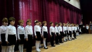 Строевая подготовка в первом классе