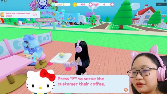 My Hello Kitty Cafe in Roblox - We Work in Hello Kitty Cafe!!! смотреть онлайн