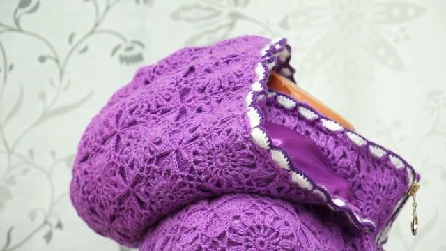 Зимнее ПАЛЬТО и шапка КРЮЧКОМ.Regina-вязание крючком. смотреть онлайн