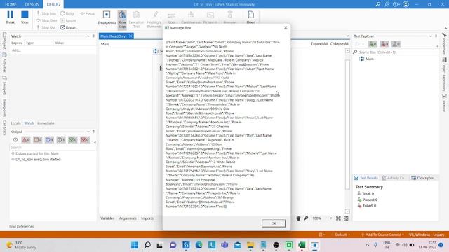 #Convert #DataTable Into #JsonString And #JsonArray #UiPath #RPA смотреть онлайн