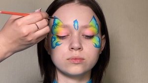 Обучающий урок по аквагриму «Бабочка» от Карпеевой Анастасии