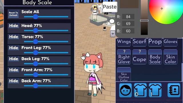 Making outfits in roblox gacha online смотреть онлайн