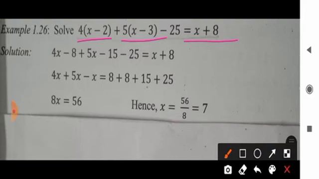 Equations part 1Simple Linear Equations In One unknown смотреть онлайн