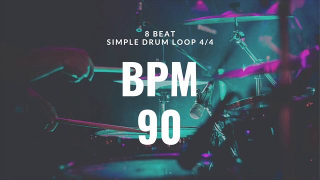 SIMPLE DRUM LOOP - 90 BPM | 8 BEAT | 드럼비트 90 смотреть онлайн