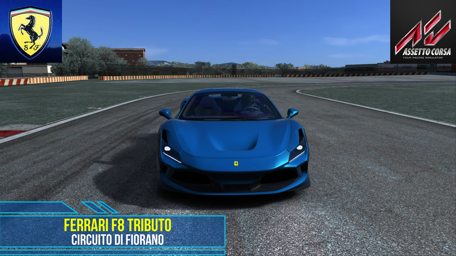 Ferrari F8 Tributo - Circuito di Fiorano | Assetto Corsa. смотреть онлайн