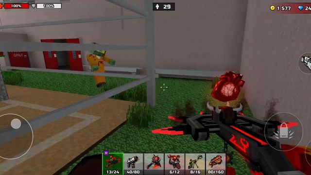 Проходим 1 главу пиксельный мир в игре Пиксель Ган смотреть онлайн