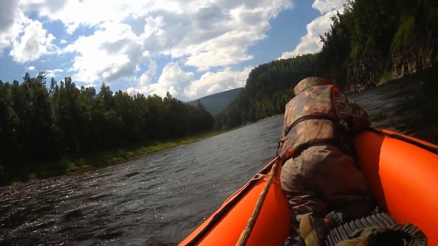 Отдых. Рыбалка. река Бирюса. смотреть онлайн