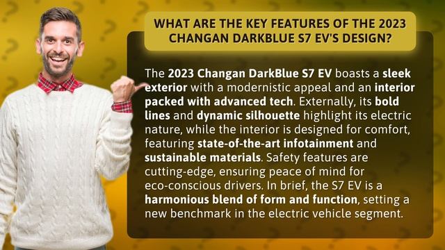 What Are the Key Features of the 2023 Changan DarkBlue S7 EV's Design? смотреть онлайн