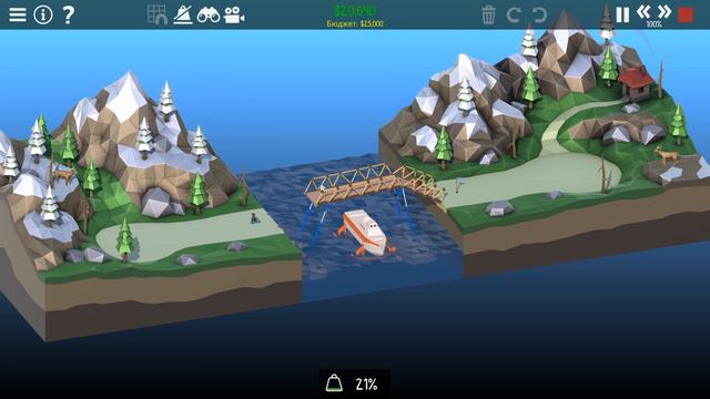 Инженером мне не быть! - Poly Bridge 2 смотреть онлайн