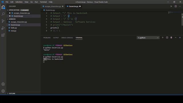 # Backslash# Double Quotes- Python Tutorials 3 смотреть онлайн