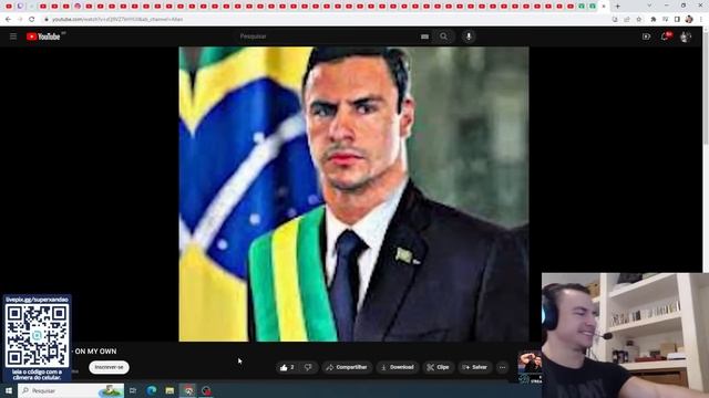 SUPER XANDÃO CANTANDO COM COVER IA - REACT (ON MY OWN / LOSE YOURSELF COVER AI) смотреть онлайн