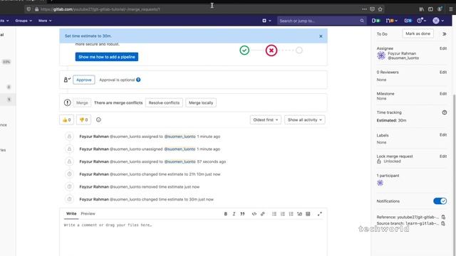 #6 Gitlab Quick Actions | Gitlab Tutorial For Absolute Beginners смотреть онлайн