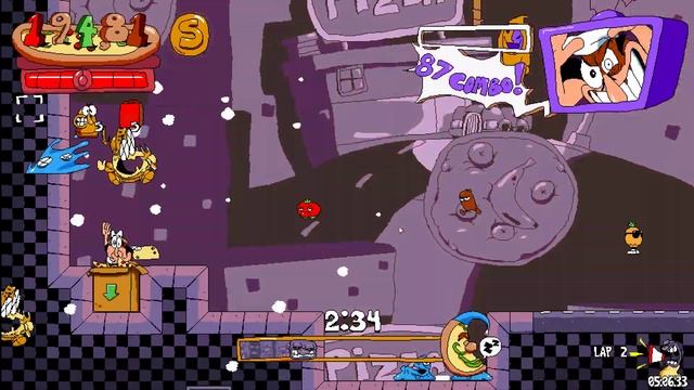 Pizza Tower Scoutdigo Mod - John Gutter Lap 6 (5) смотреть онлайн