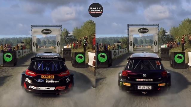 Dirt Rally 2.0 Comparison | Ford Fiesta R5 MkII Vs VW Polo R5 | Germany