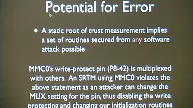 ShmooCon 2013: DIY: Using Trust To Secure Embedded Projects смотреть онлайн