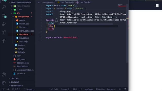 React Website Responsive Tutorial - Beginner React JS Project Using Hooks and Router смотреть онлайн