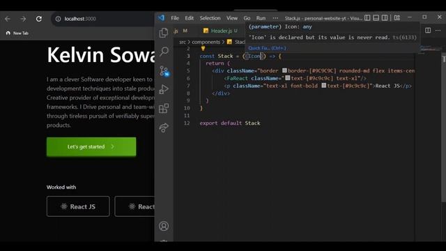 ?Let's Build a Personal PORTFOLIO Website with REACT JS and TAILWIND CSS ?? смотреть онлайн