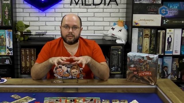 ВСАДНИКИ СКИФИИ - обзор настольной игры Raiders of Scythia от Geek Media смотреть онлайн