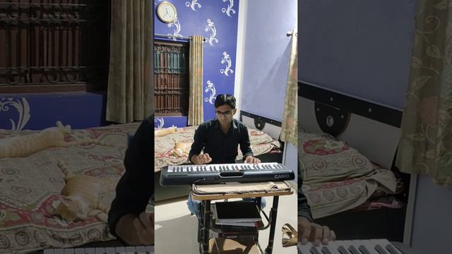 Lut Gaye piano cover on Casio CTS 200BK смотреть онлайн