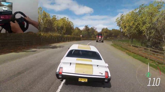 1962 Oldsmobile Hurst / Olds 442 - Forza Horizon 4 | Logitech G29 Gameplay смотреть онлайн