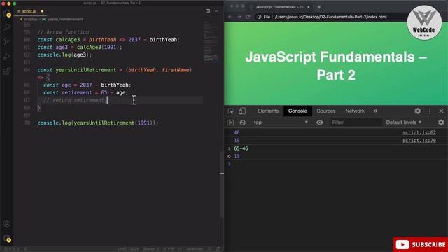 The Complete JavaScript Course 2023: From Zero to Expert! | JavaScript Fundamentals Part 2 #1 смотреть онлайн