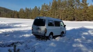 Ниссан Ванетте. Снегокоп 2021.