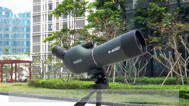 Svbony Sv28 Telescope Zoom Spotting Scope Waterproof Monocular Adapter Mount for Hunting смотреть онлайн