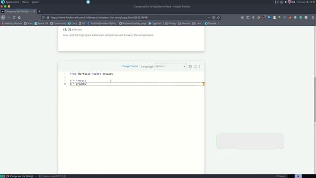 Hackerrank solution: compress the string python смотреть онлайн