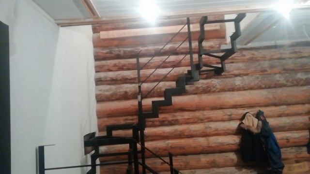 Лестница лофт на второй этаж на металлических косоурах смотреть онлайн