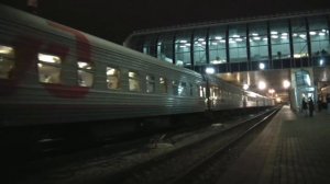 Прибытие ЭП1М-550 с поездом №34 Москва — Владикавказ