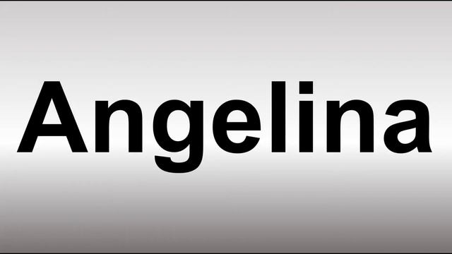 How to Pronounce Angelina смотреть онлайн