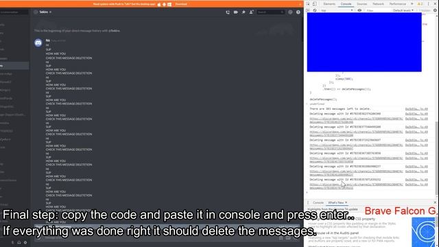 Discord - How to Delete all messages in Discord DM EASILY!!! смотреть онлайн