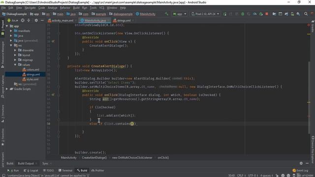 Android tutorial - 48 - How Create AlertDialog with Array List CheckBox MultiChoiceItems смотреть онлайн
