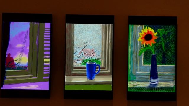 David Hockney iPad drawing videos, Met Museum, New York City, 2018-02-08 смотреть онлайн